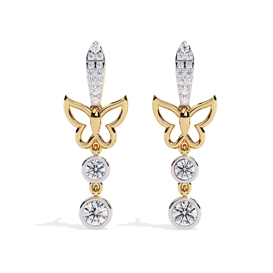 CZ Drop Earrings