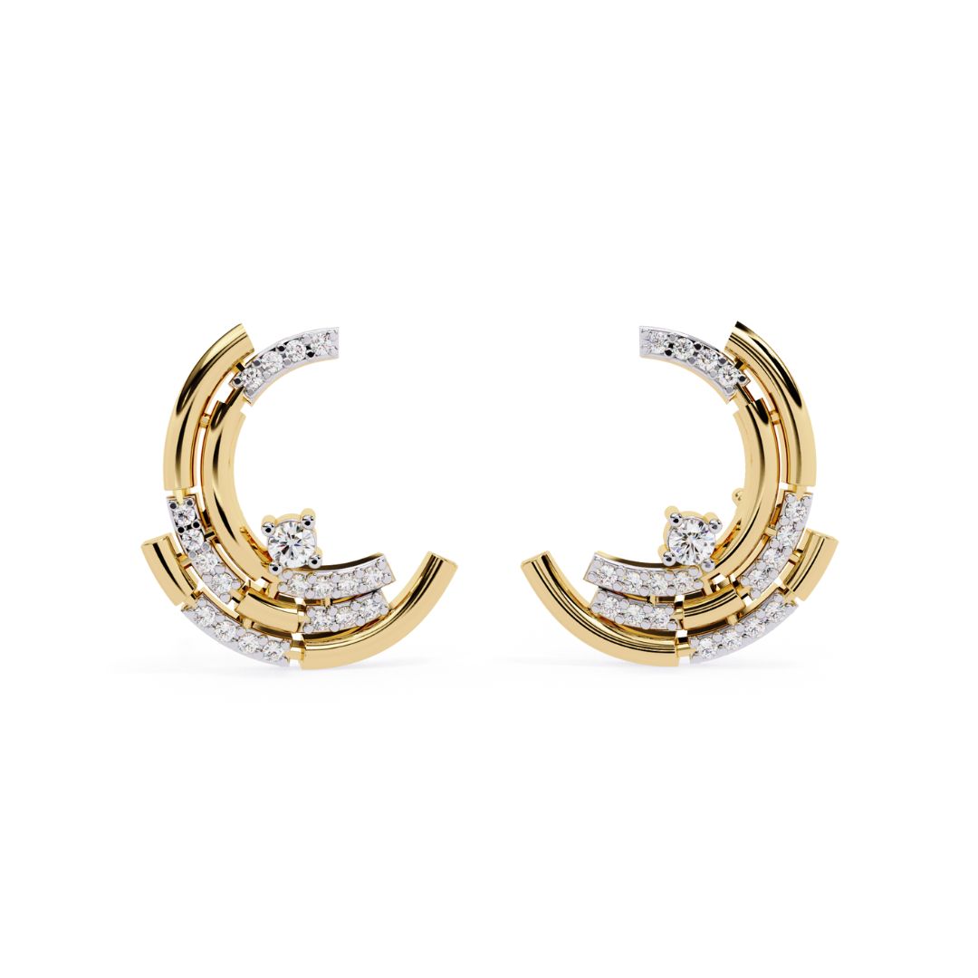 Solara Curve Studs