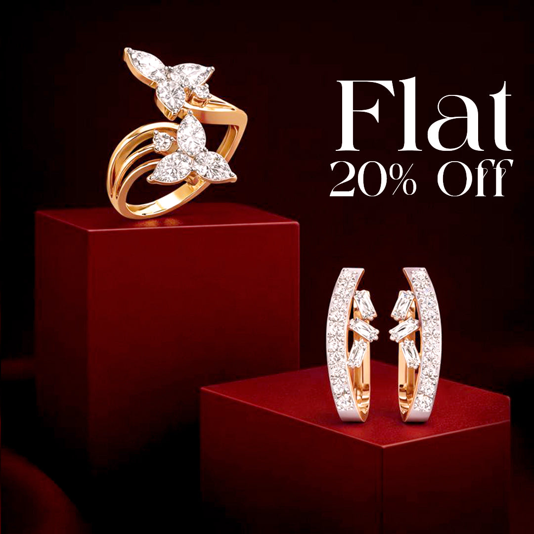 Vela Hoop Earrings & Blossom Twirl Ring