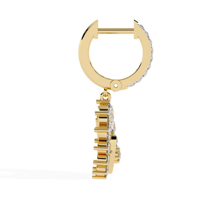 Noir Prism Drop Earring