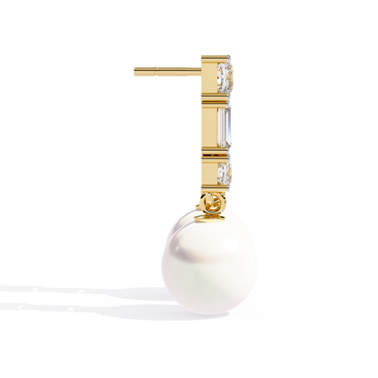 Aura Sparkle Pearl Earrings