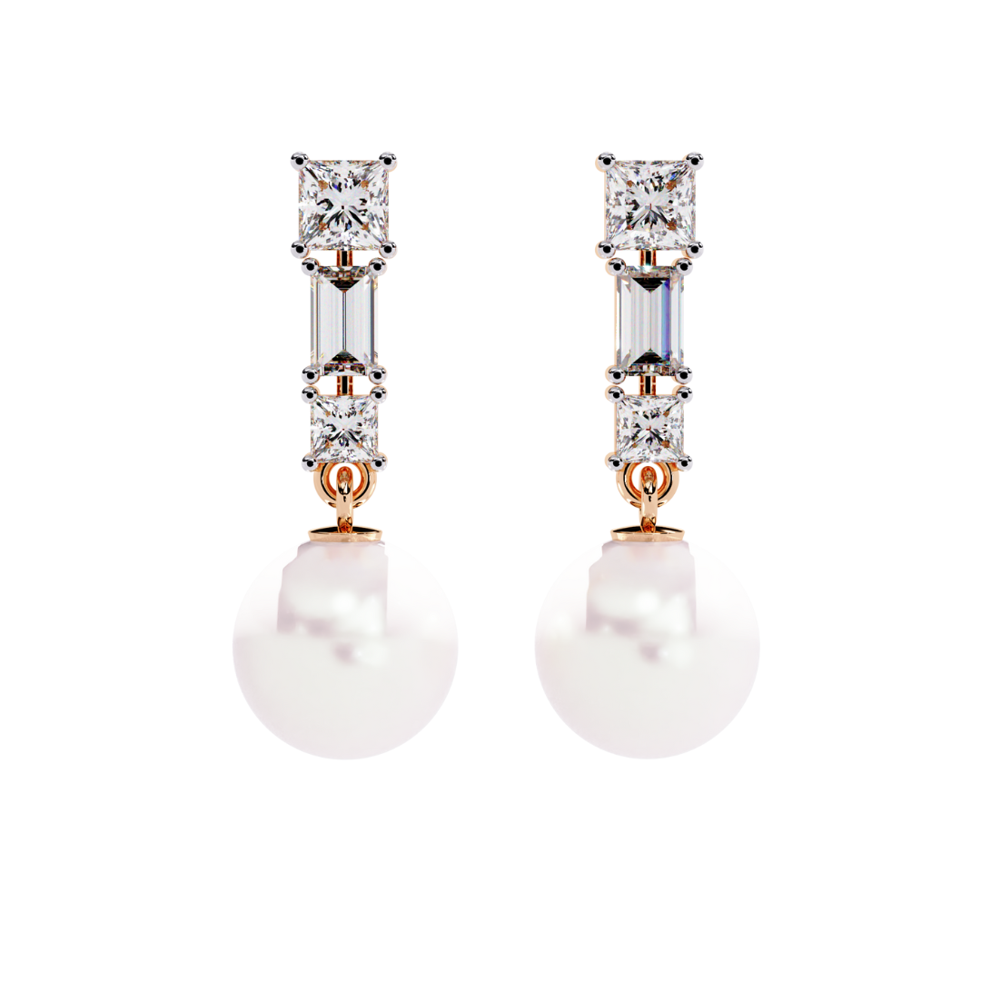 Aura Sparkle Pearl Earrings