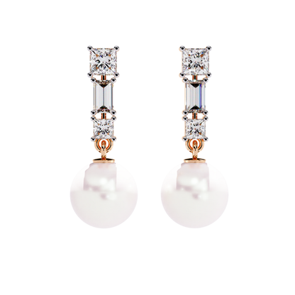 Aura Sparkle Pearl Earrings