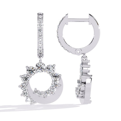 Noir Prism Drop Earring