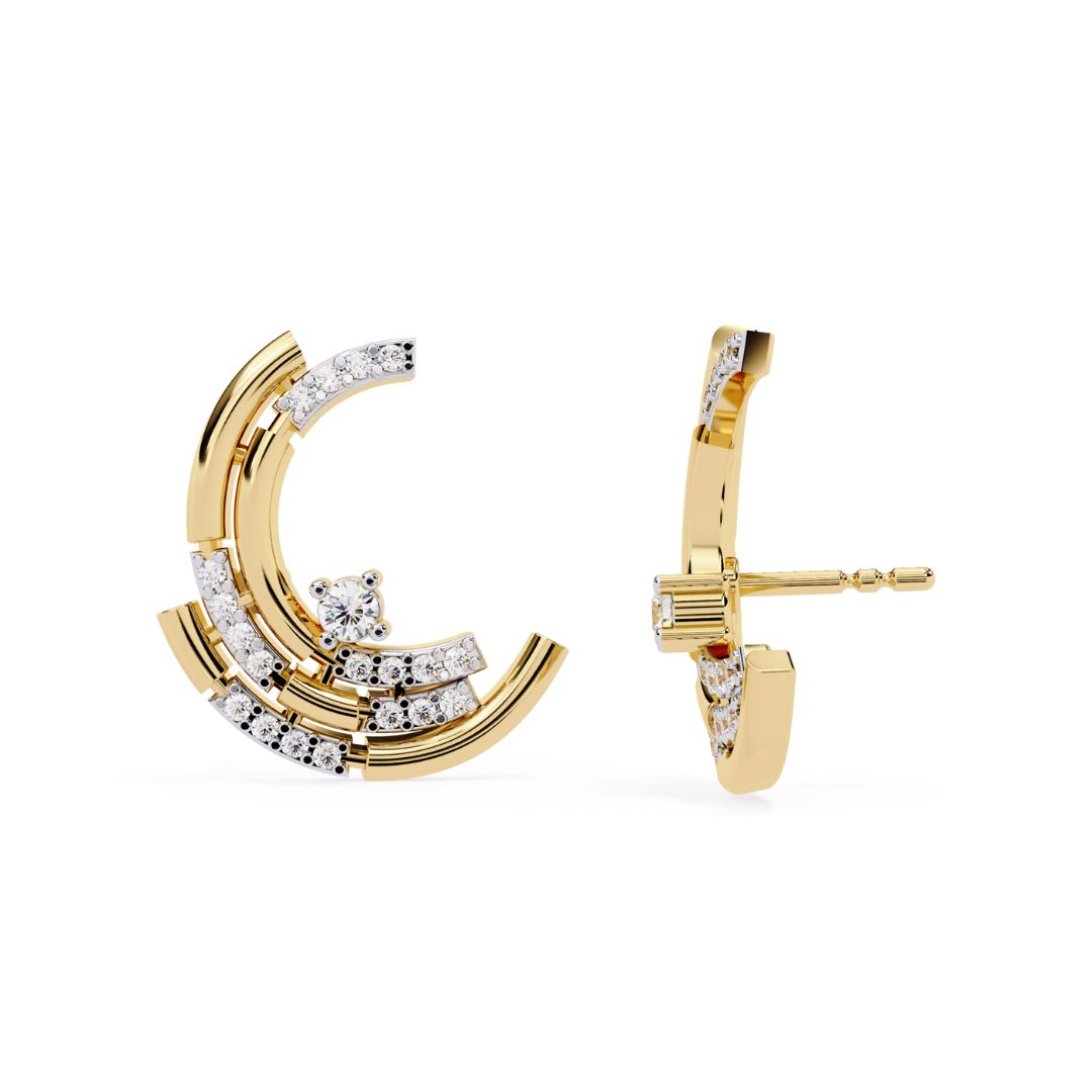 Solara Curve Studs