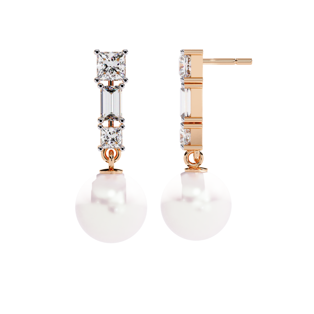 Aura Sparkle Pearl Earrings