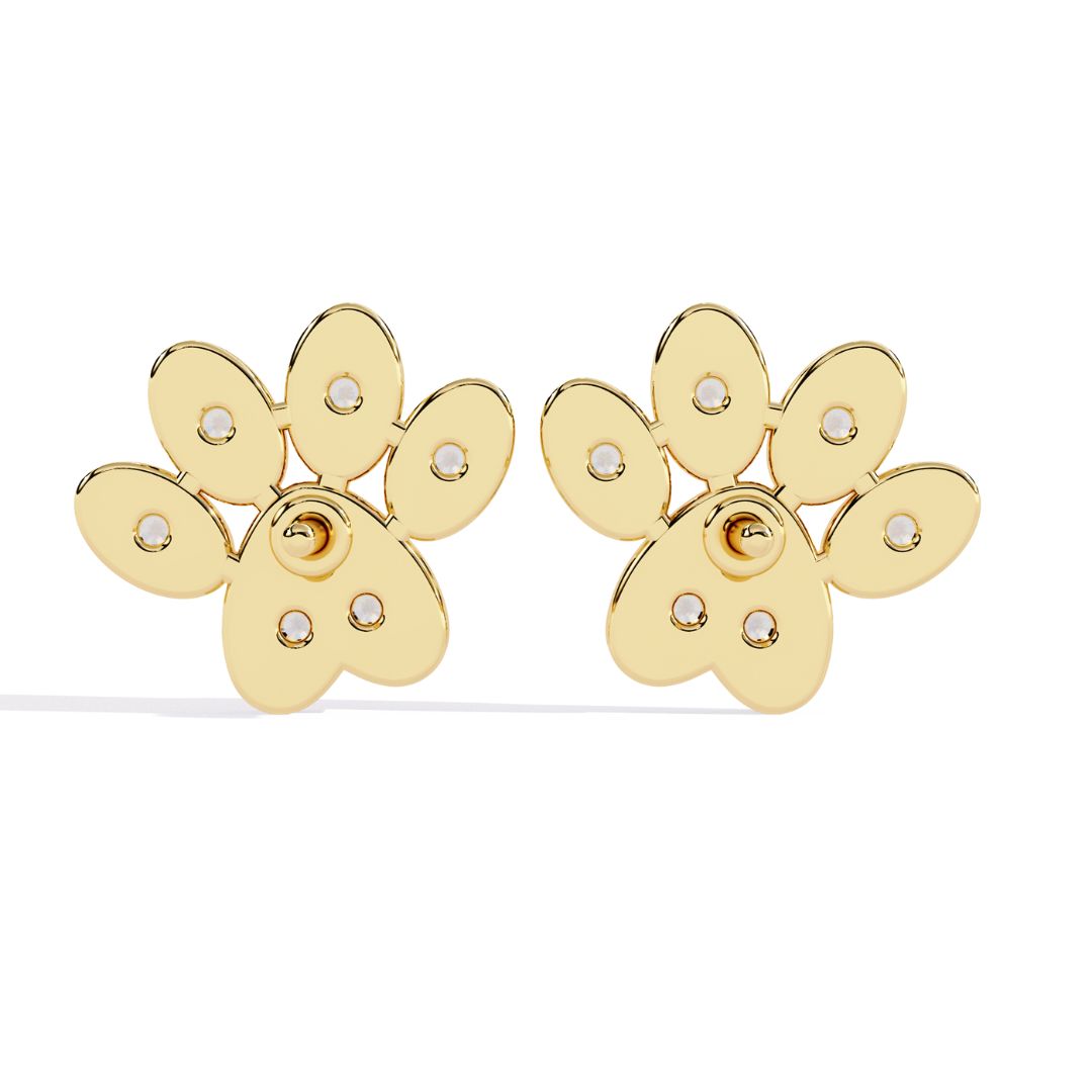 Petal Heart Stud