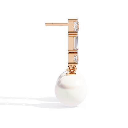 Aura Sparkle Pearl Earrings