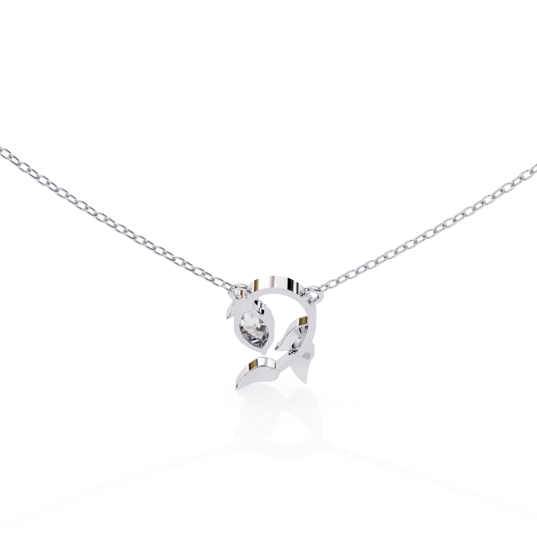 Opaline Leaf Pendant