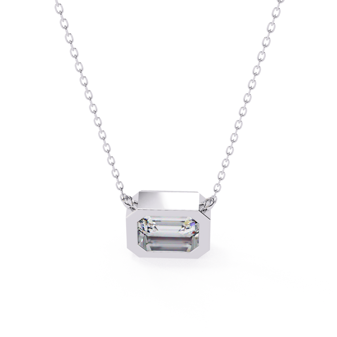 Emerald Cut Pendant