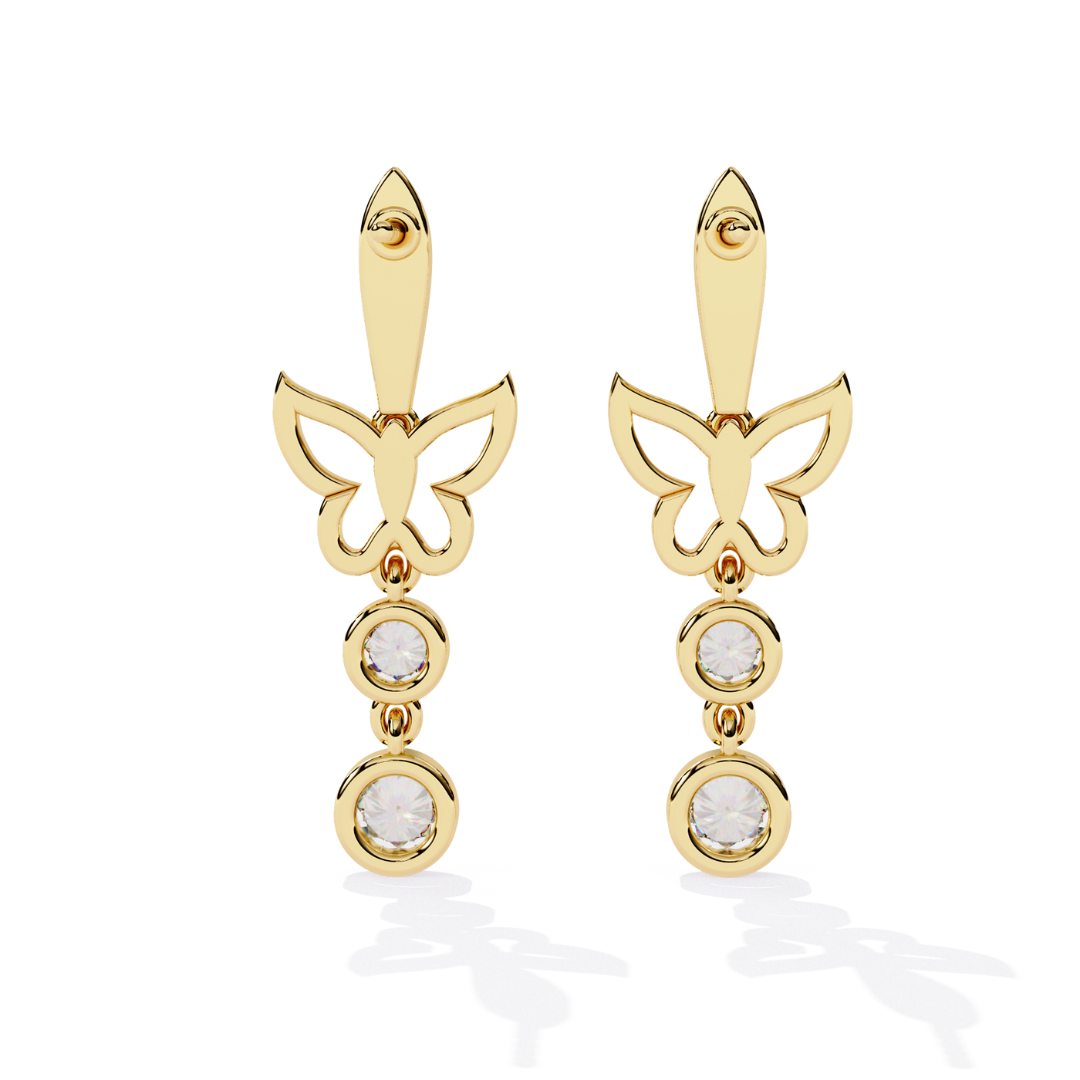 CZ Drop Earrings