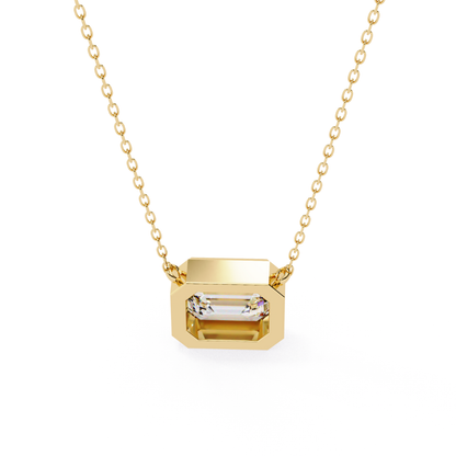 Emerald Cut Pendant