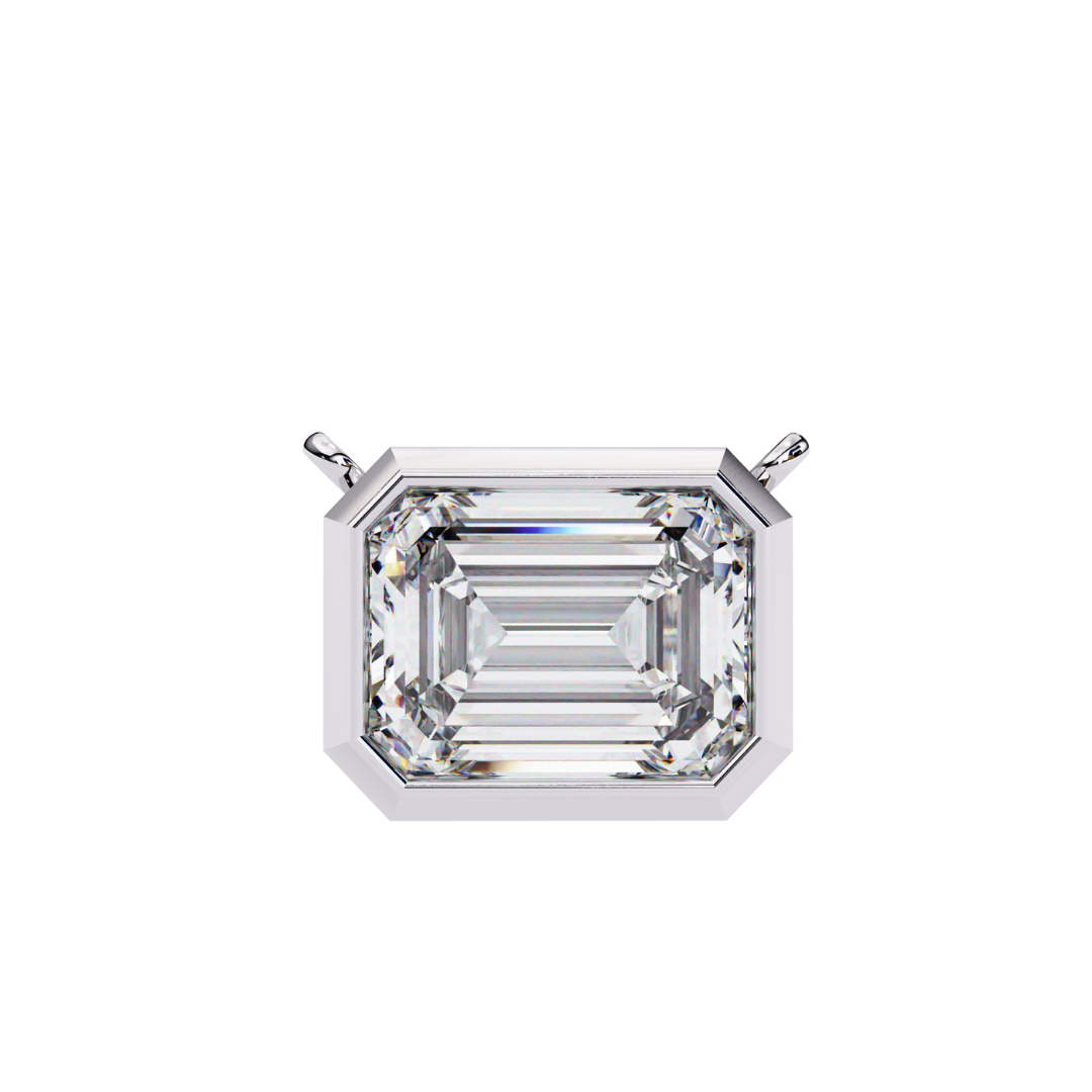 Emerald Cut Pendant