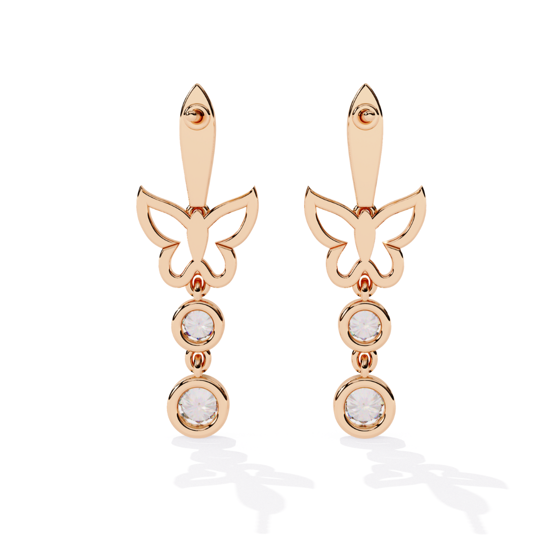 CZ Drop Earrings