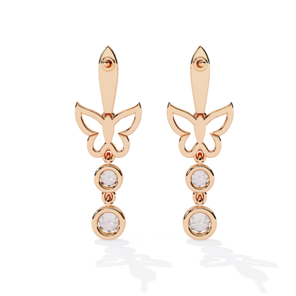 CZ Drop Earrings