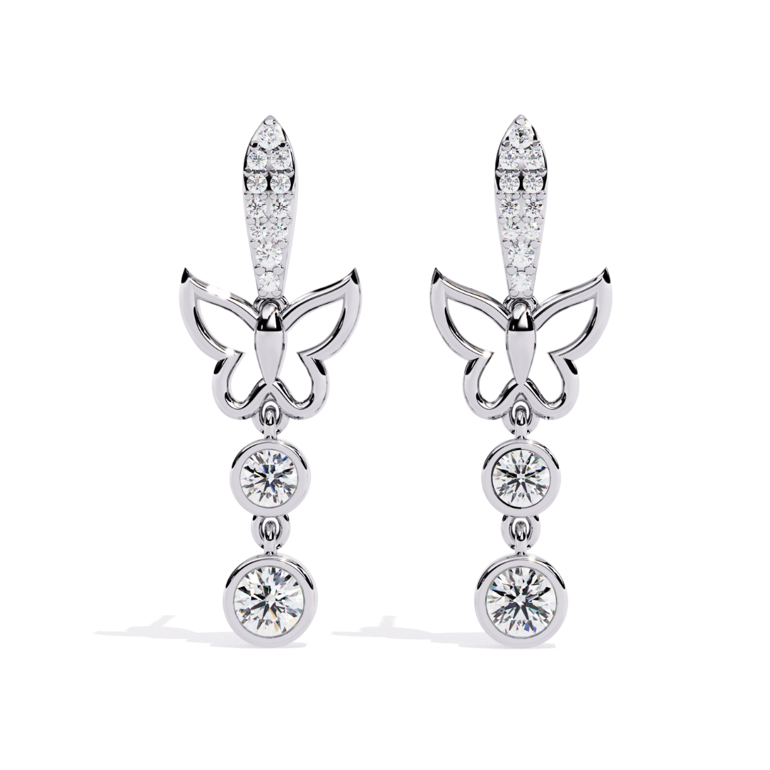 CZ Drop Earrings