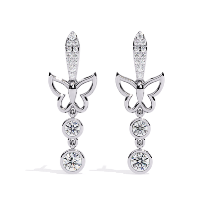 CZ Drop Earrings