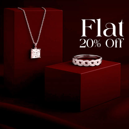 Lumine Radiant Pendant & Whisper Leaf Ring