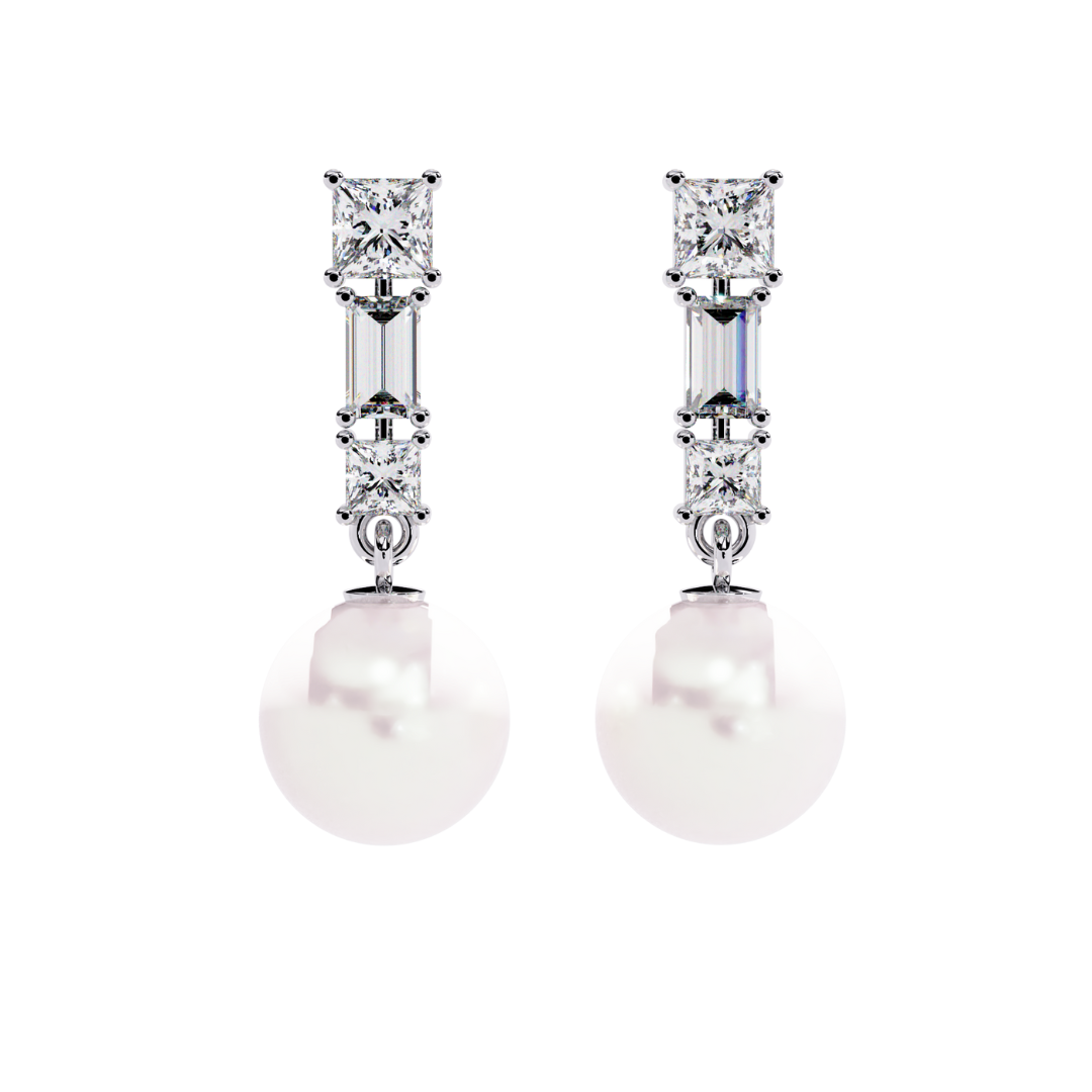 Aura Sparkle Pearl Earrings