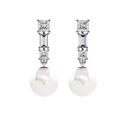 Aura Sparkle Pearl Earrings