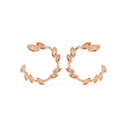 Leaf Spark Hoops