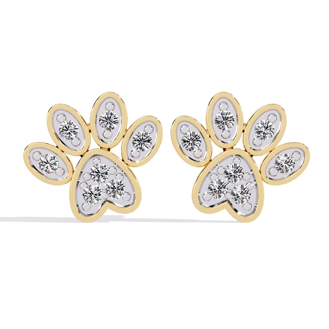 Petal Heart Stud