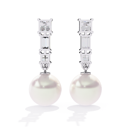 Aura Sparkle Pearl Earrings