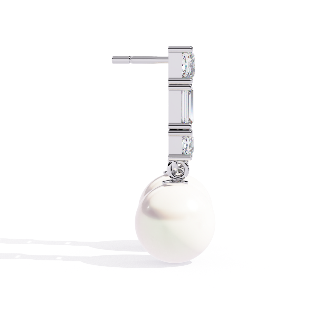 Aura Sparkle Pearl Earrings