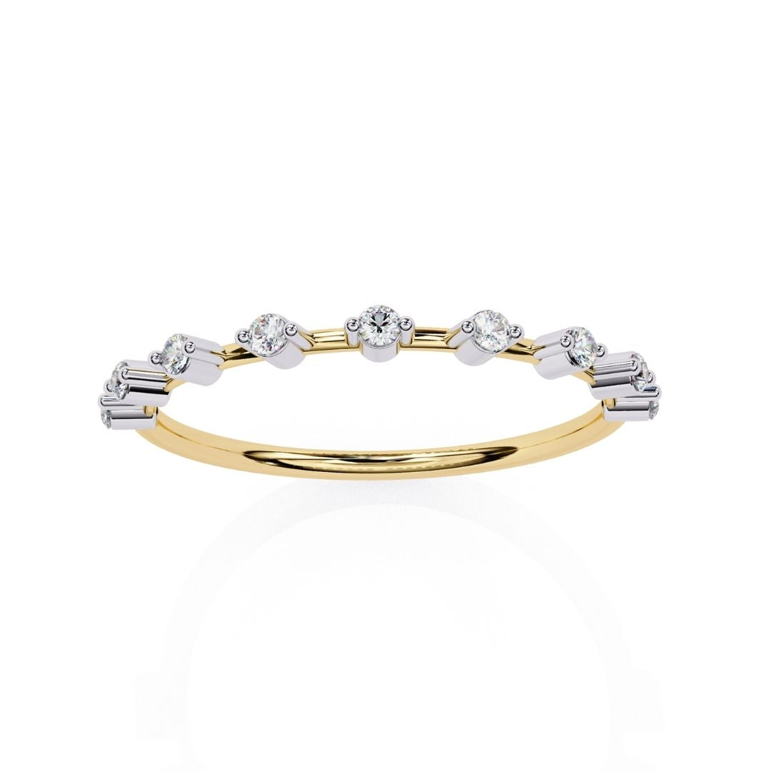 Radiant Curve Ring