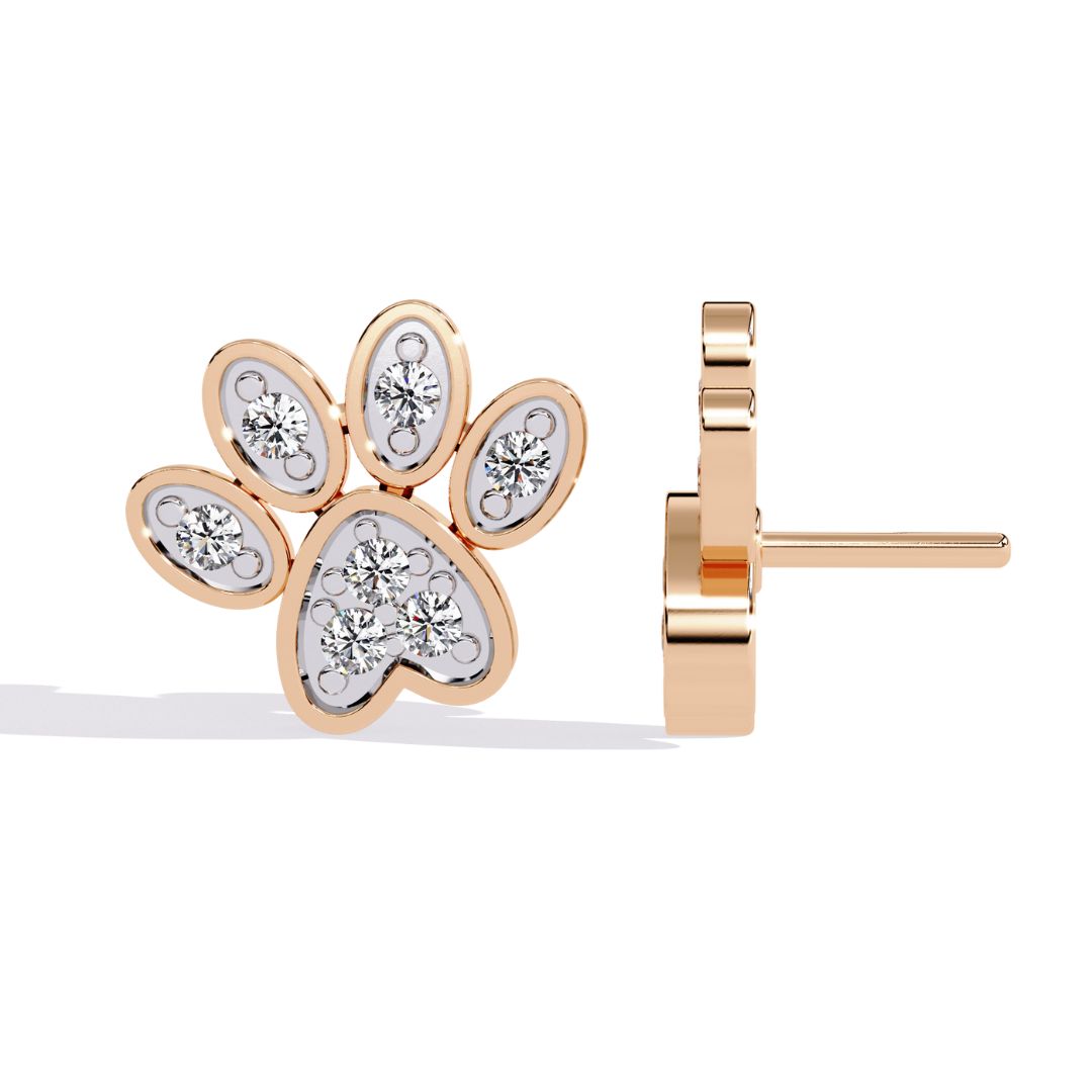 Petal Heart Stud