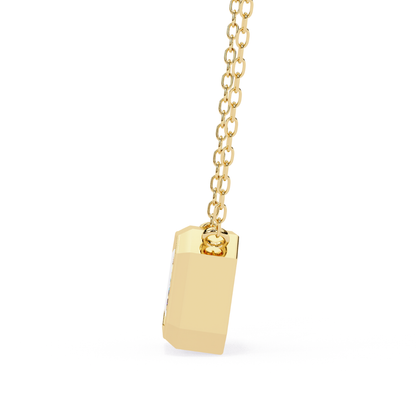 Emerald Cut Pendant