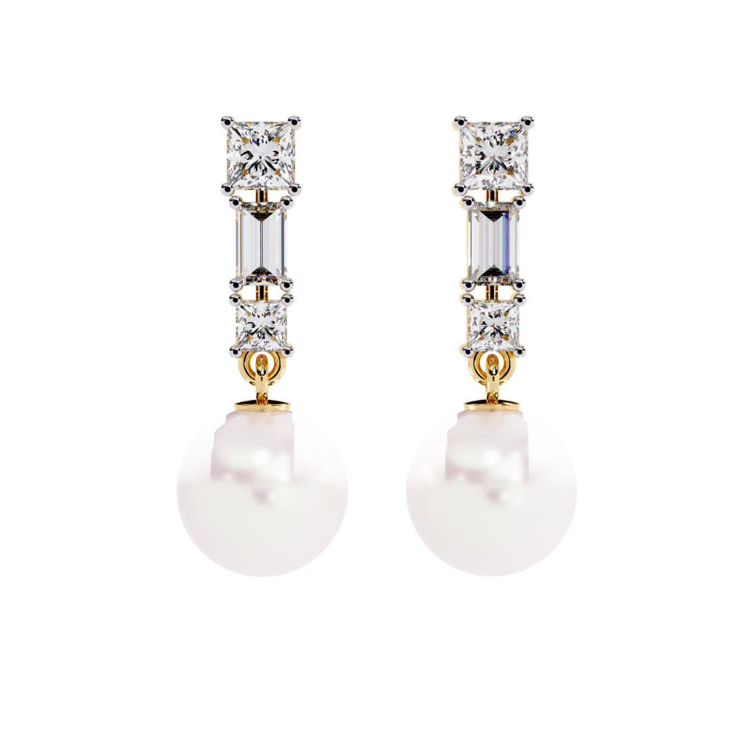 Aura Sparkle Pearl Earrings