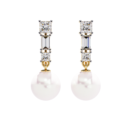 Aura Sparkle Pearl Earrings