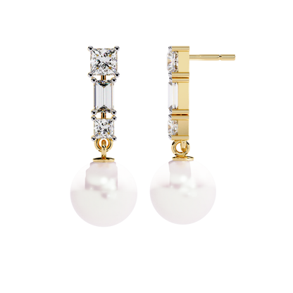 Aura Sparkle Pearl Earrings