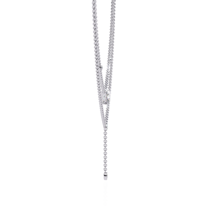 Opulent Drop Necklace (925 Sterling Silver base)