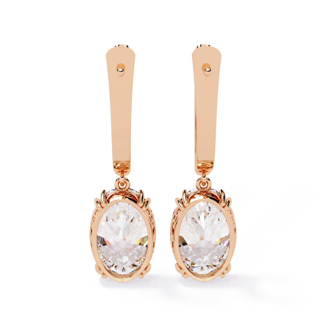 Serene Drop Earrings (925 Sterling Silver base)