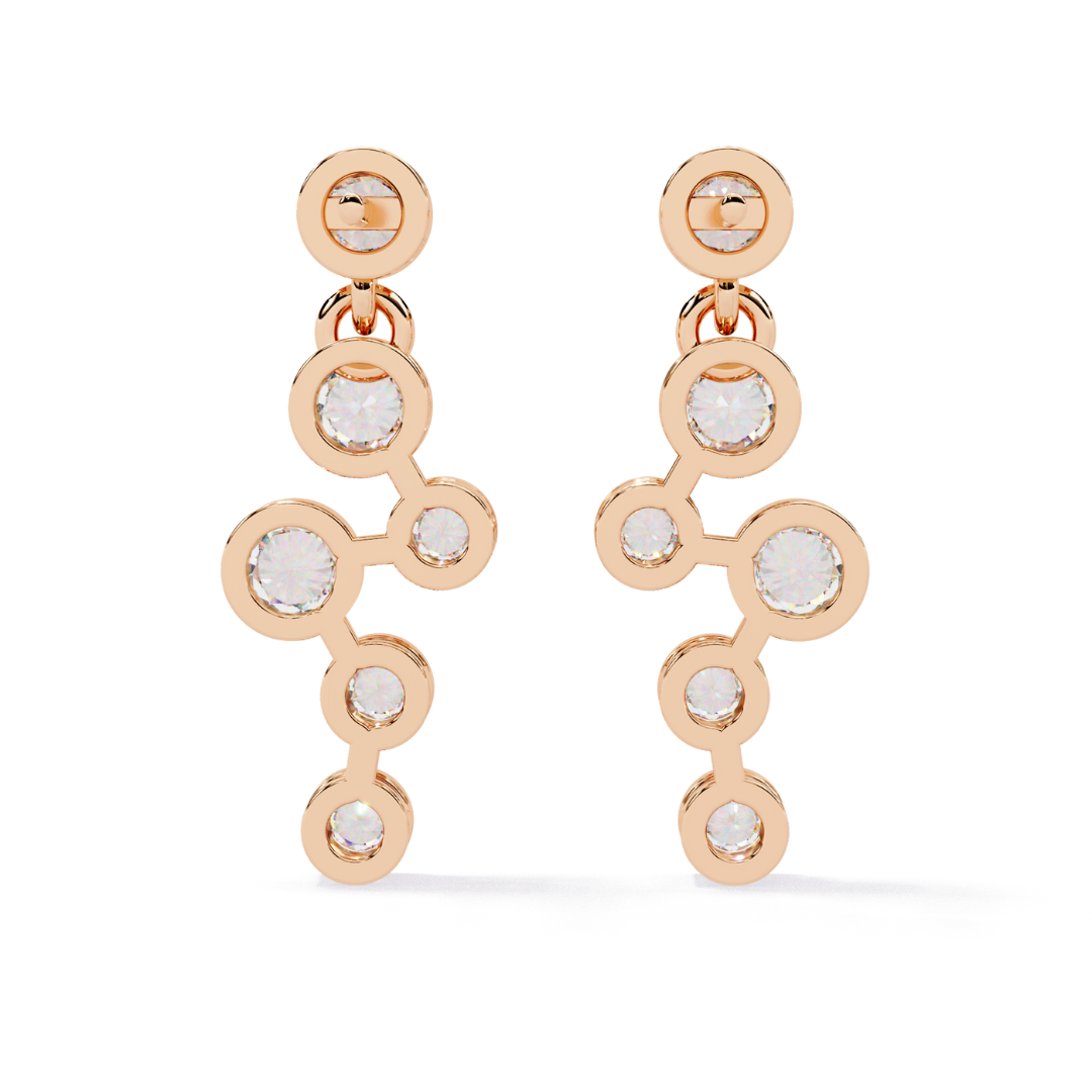 Stellar Line Drops (925 Sterling Silver base)