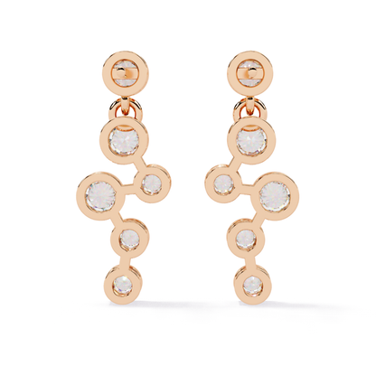 Stellar Line Drops (925 Sterling Silver base)