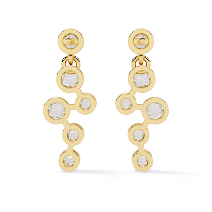 Stellar Line Drops (925 Sterling Silver base)