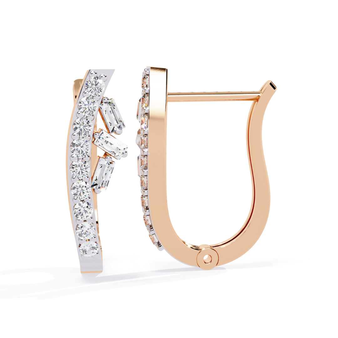 Vela Hoop Earrings (925 Sterling Silver base)