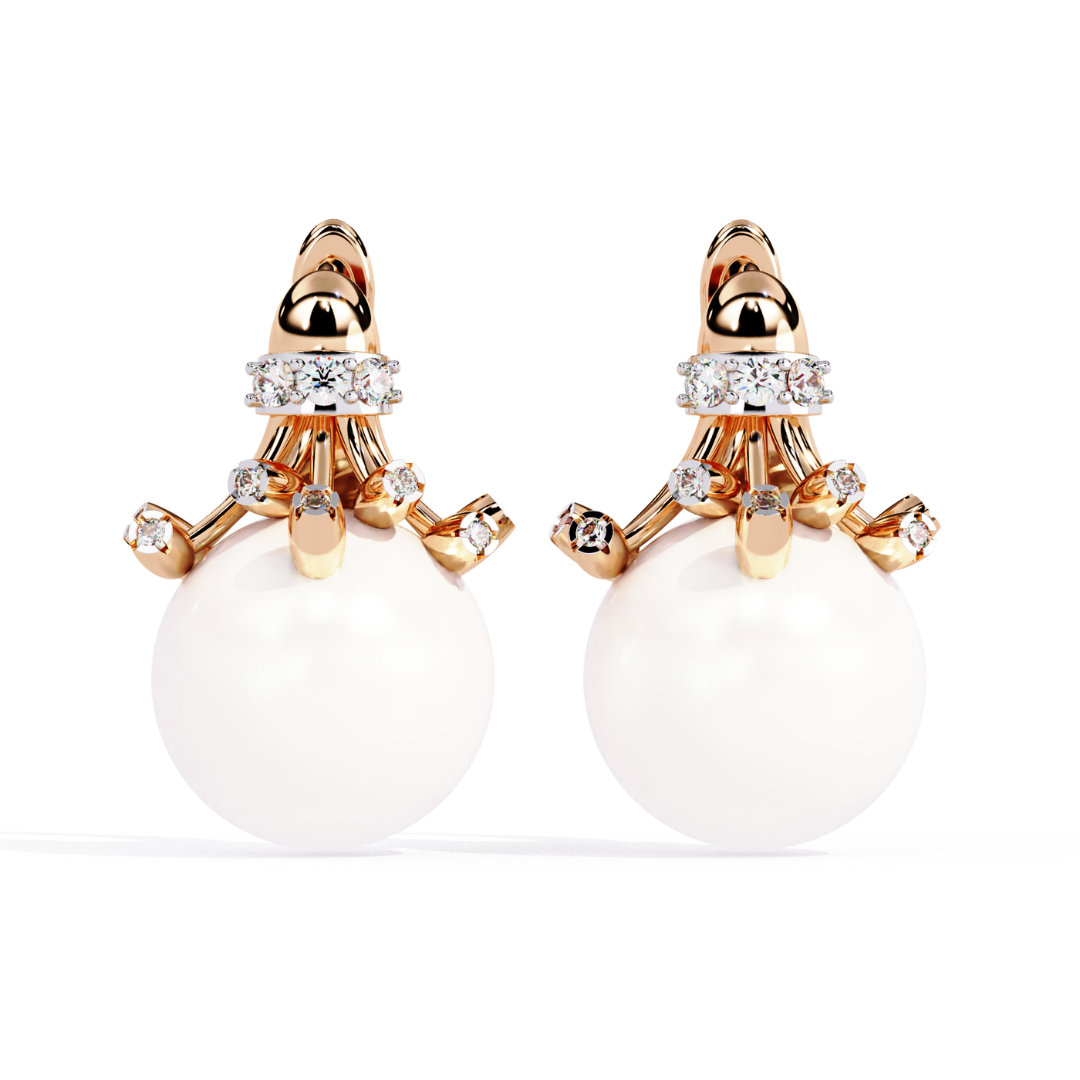 Pearl Muse Earrings (925 Sterling Silver base)