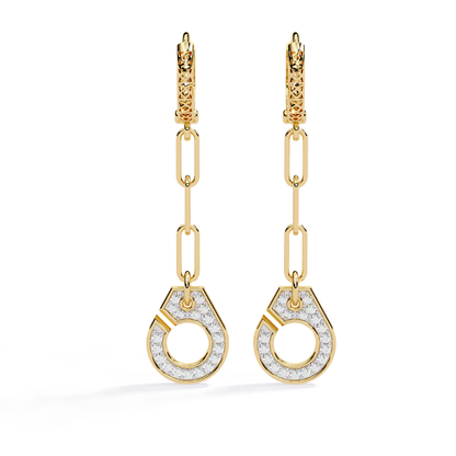 Halo Link Drops (925 Sterling Silver base)