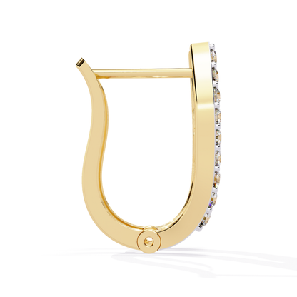 Vela Hoop Earrings (925 Sterling Silver base)