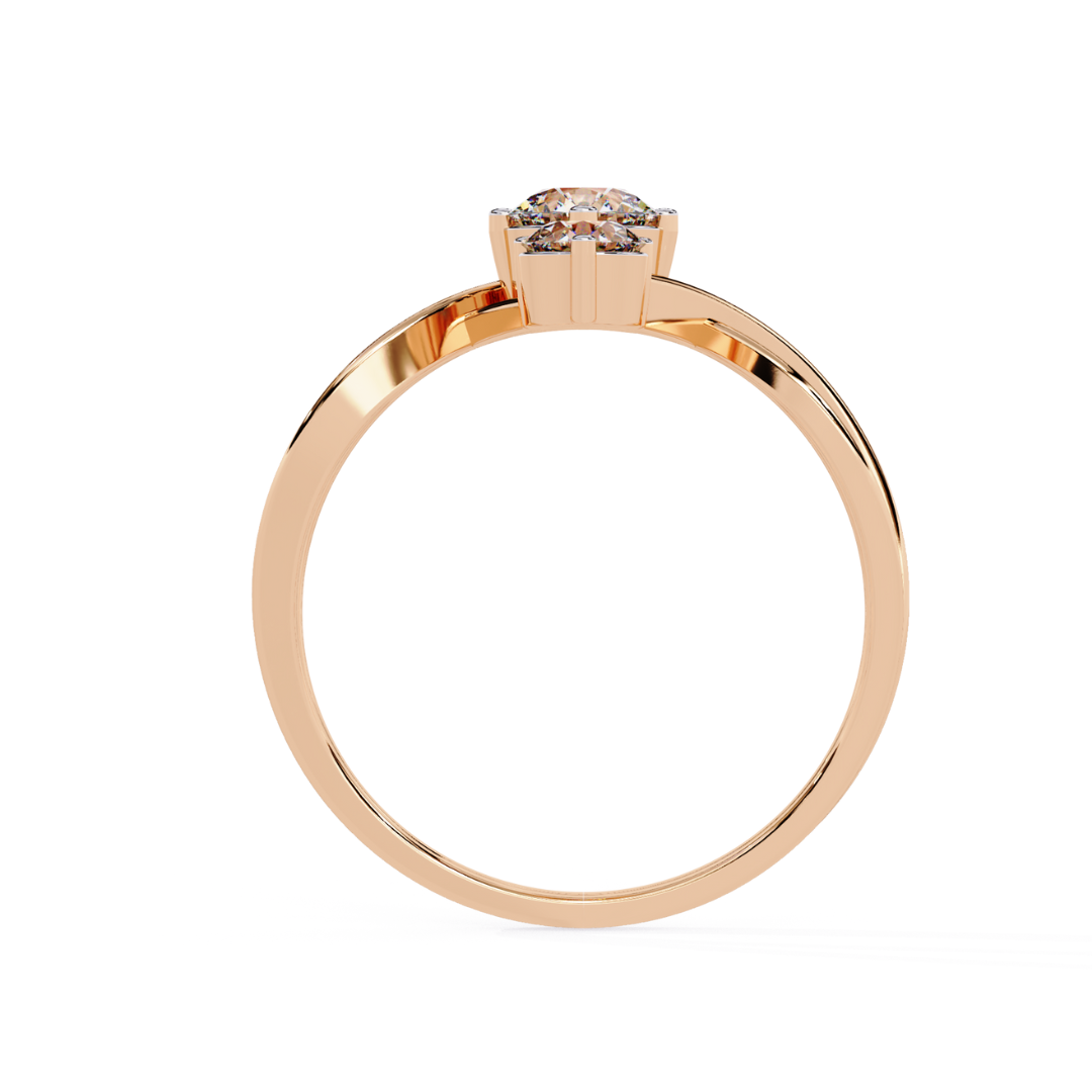 Trinity Glow Ring (925 Sterling Silver base)