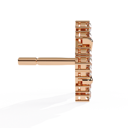 Aura Petal Studs (925 Sterling Silver base)