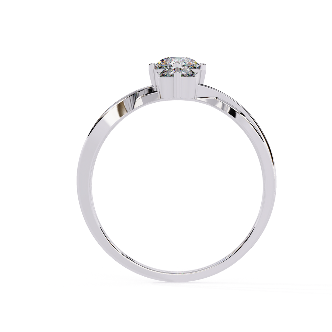 Trinity Glow Ring (925 Sterling Silver base)