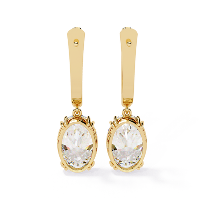 Serene Drop Earrings (925 Sterling Silver base)