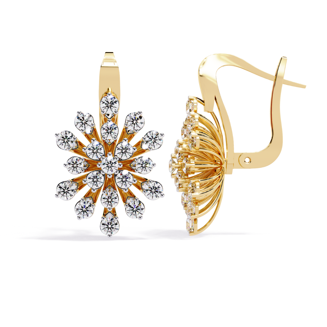 Starburst Drops (925 Sterling Silver base)