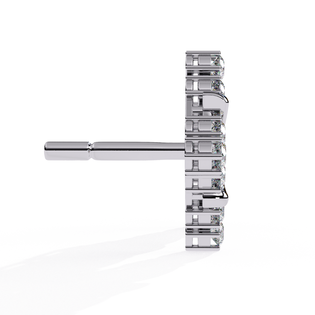 Aura Petal Studs (925 Sterling Silver base)