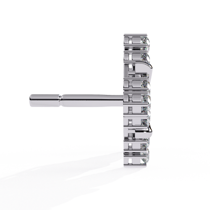 Aura Petal Studs (925 Sterling Silver base)